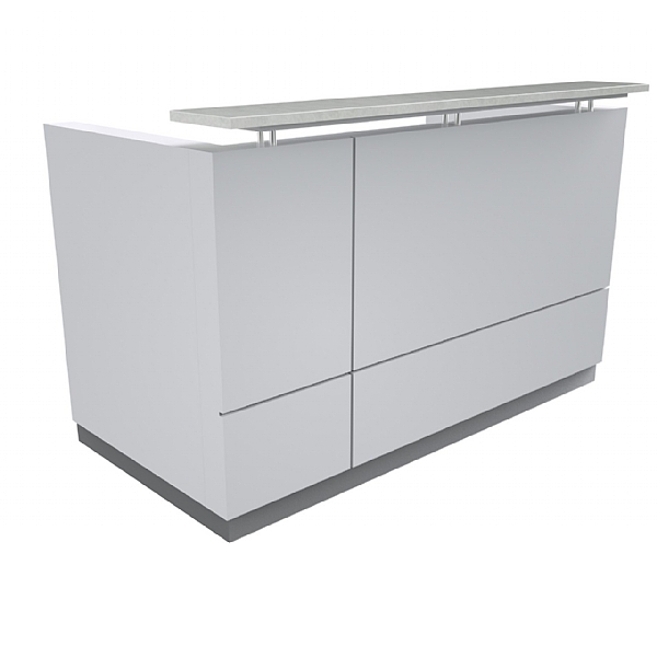 ALL CLASS WHITE RECEPTION DESK