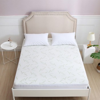 Breathable bamboo fiber air layer waterproof mattress encasement12