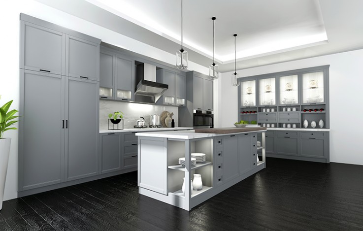 Modern Solid Wood Kitchen Cabinet99