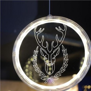 Round Wreath Christmas Decoration Led Light75