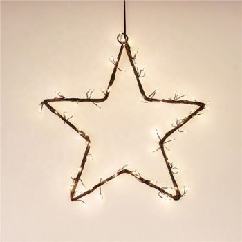 Copper Wire LED Metal Star Light25