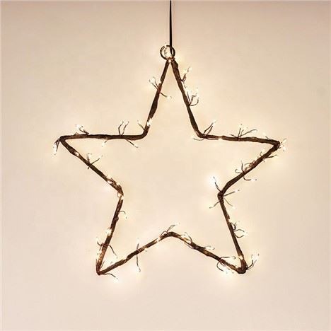 Copper Wire LED Metal Star Light25