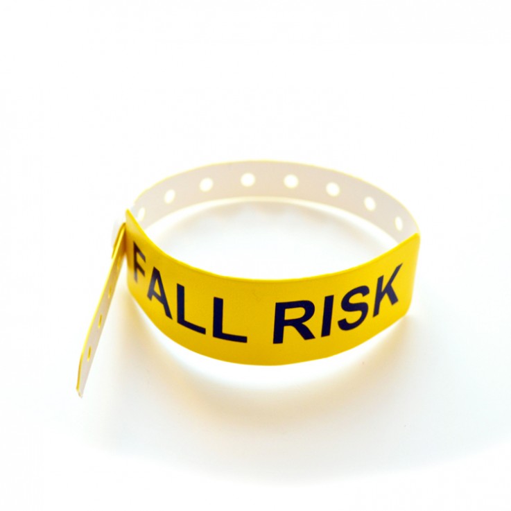 Fall Risk Plastic ID Wristband47