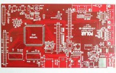 FR 4 High TG PCB Red Soldermask 3 Microinch Gold for System Integration12