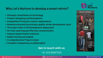 Planning on building an AR-based Smart Mirror System for Retailers? - Contact Let’s Nurture