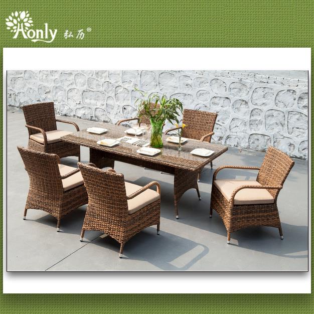 Dining Room Furniture Rattan Table and Chairs Set9