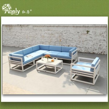 Aluminum Metal Frame Outdoor New Model Corner Sofa Set29