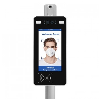 Facial Thermal Temperature Kiosk With NFC19