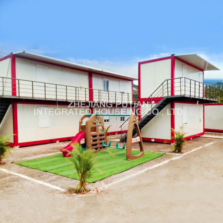 Container House School Double-Story Student Dormitory17