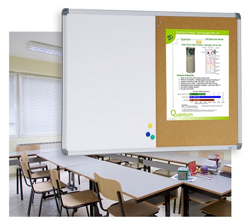 Combo Whiteboard and Corkboard