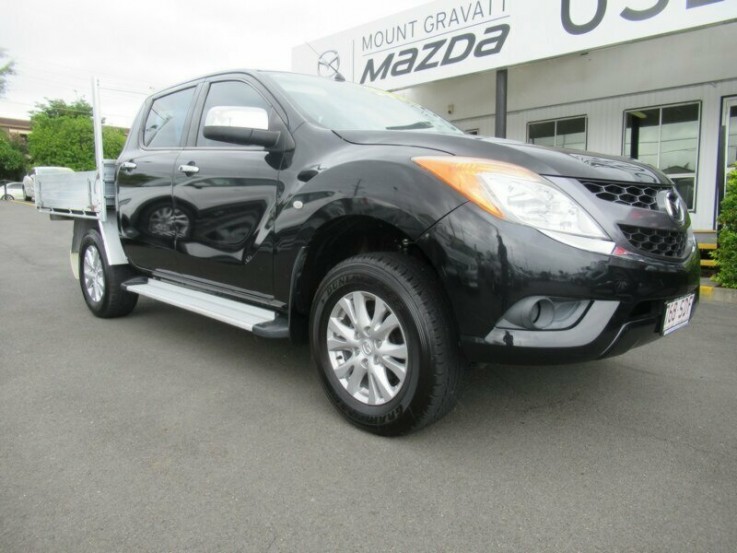 2011 MAZDA BT-50 XTR UTILITY (BLACK)