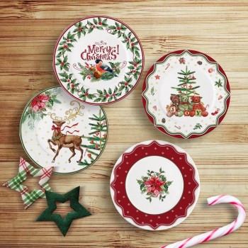 Ceramic Fiestaware Christmas Dishes12