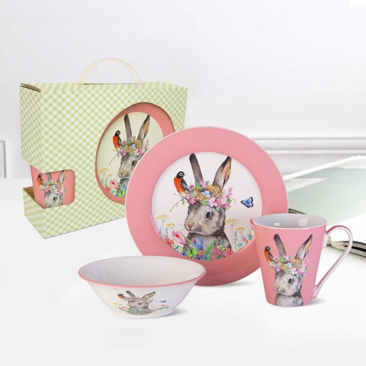 ceramic Easter gift breakfast set97