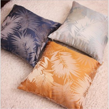 Decorative Cushion Modern Simple Tropical Monstera Palm Leaf Golden and Leaves Polyester Home for couch bed8