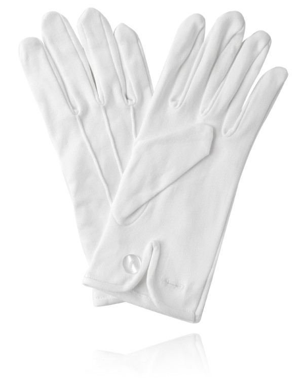 Ladies Waiting Gloves White