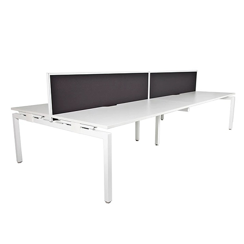 Linear Desk Four Person Pod