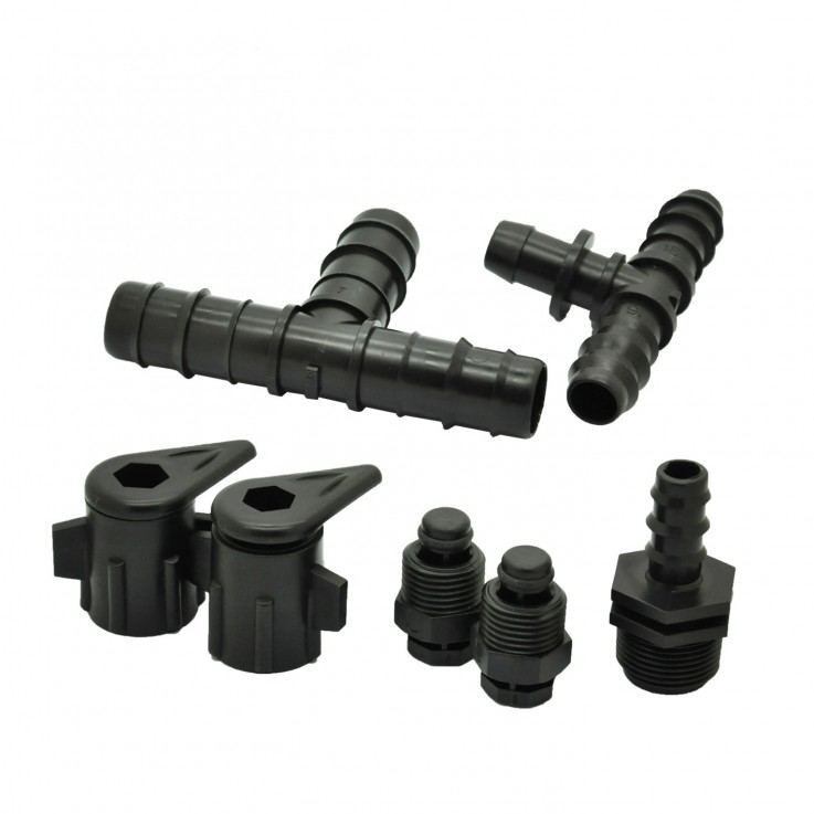 Barbed drip irrigation fittings27