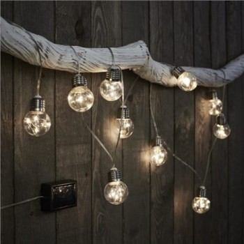 Weatherproof Solar LED Bulb String Light6