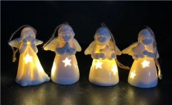 LED Ceramic Angel Decoration Light27