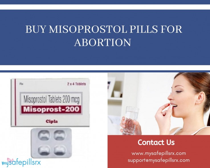 Mysafepillsrx Provides misoprostol pills for abortion