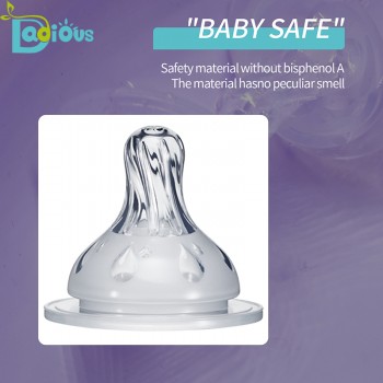 Antibacterial Baby Nipple For Milk Bottle43