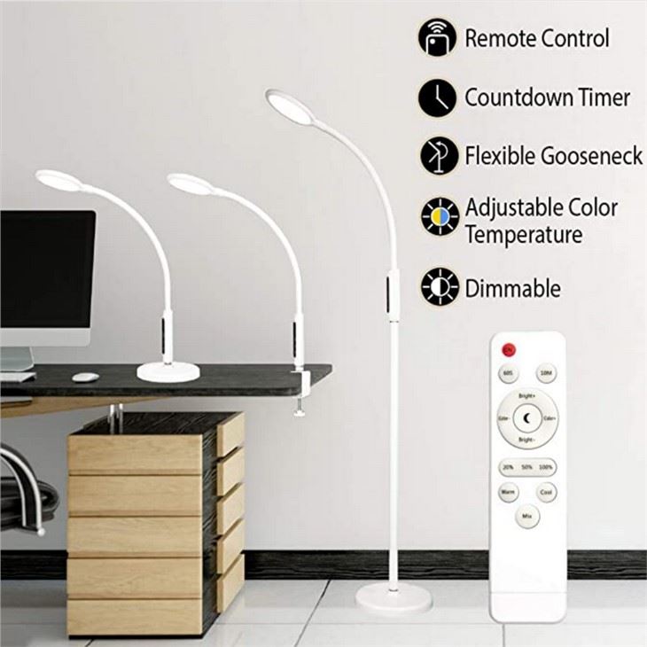 Three-in-one Of Led Clip And Desk Floor Lamp84