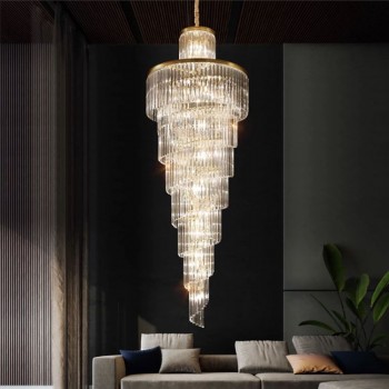 Long Hanging Crystal Chandeliers46