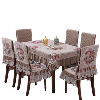 Modern style Tablecloth Chinese Table Cloth Chair Cushion Chair Cover set48