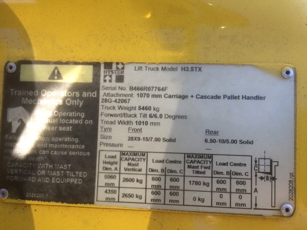 HYSTER H3.5TX