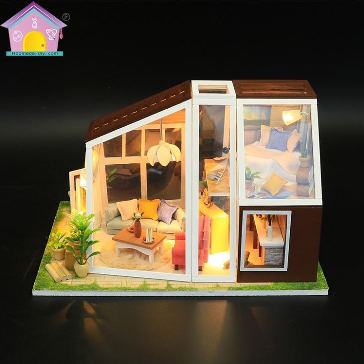 DIY Wooden Miniature Dollhouse80