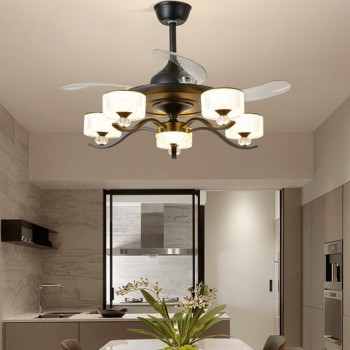 crystal ceiling light with fan46