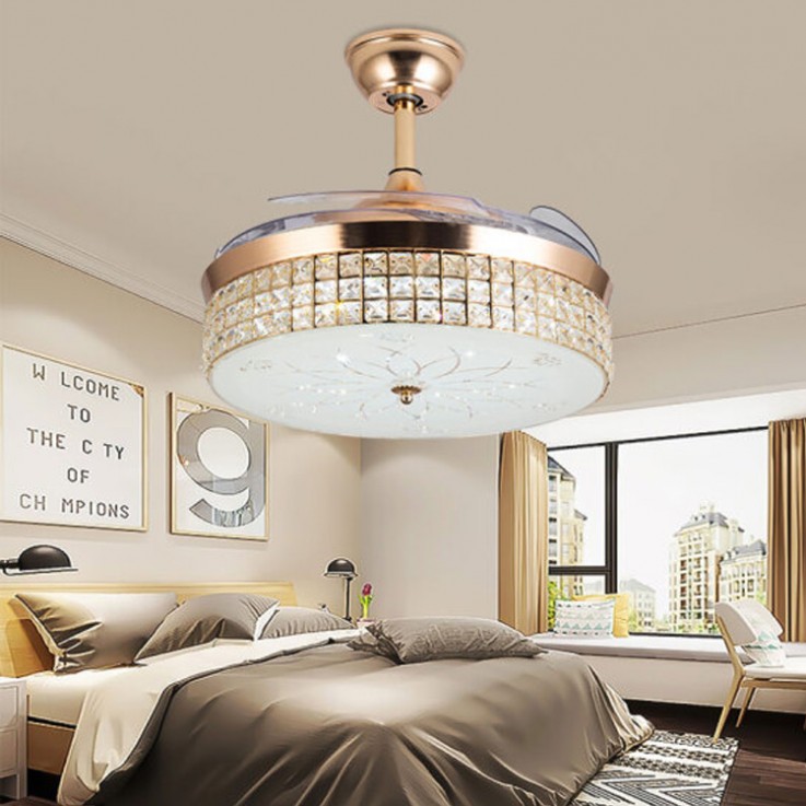 crystal ceiling fan for bedroom29