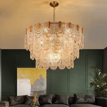 modern round crystal chandelier80