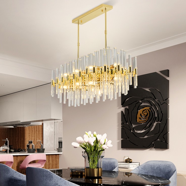 rectangle crystal ceiling light96