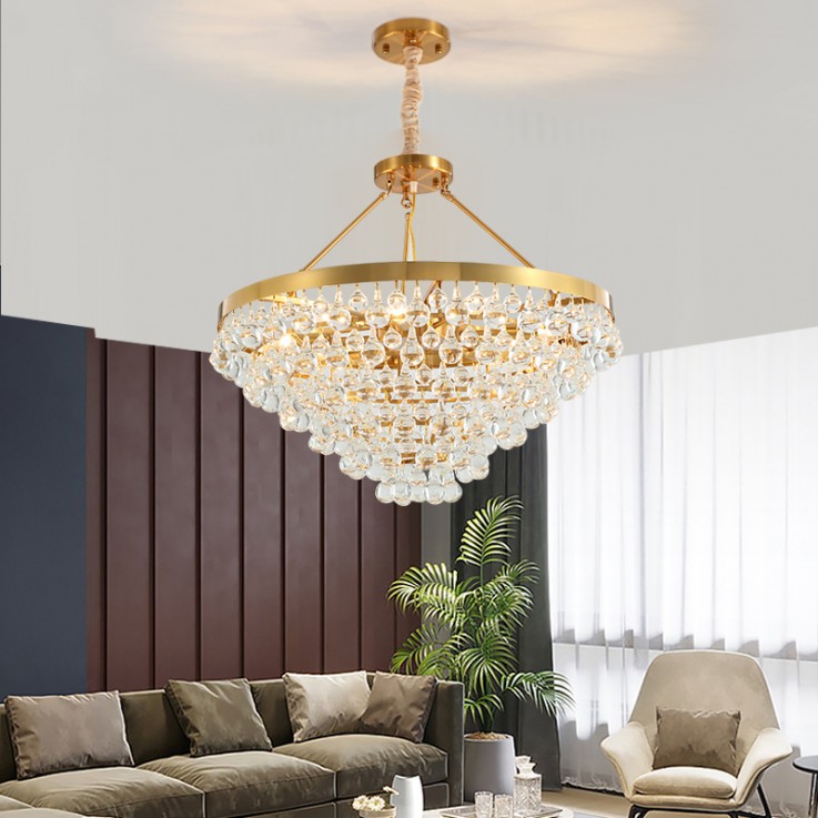 gold crystal chandelier48