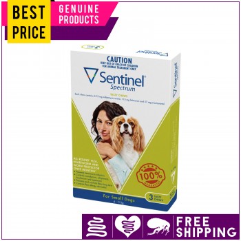 SENTINEL SPECTRUM Flea Heartworm Worms T