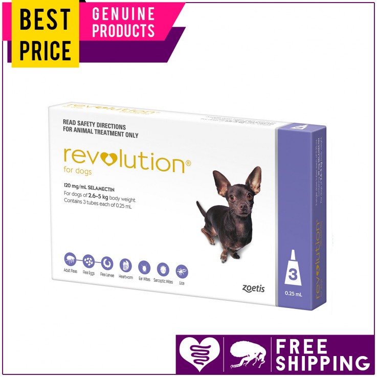 REVOLUTION Monthly Flea Heartworm Treatm