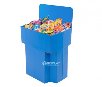 Corrugated Point Of Purchase Displays , Dump Bin Floor Display For Products Display80