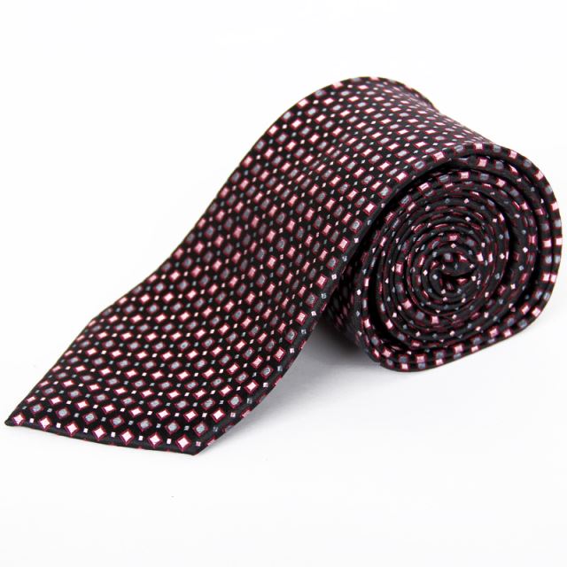 100% Silk Tie Jacquard Geometry Type Silk Neck Bow Ties Customized86