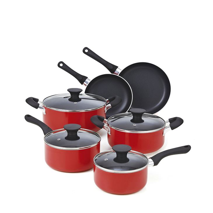 10Pcs Aluminum Non Stick Cookware Set60