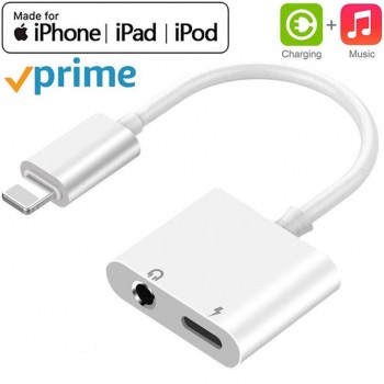 Headphone Adapter Charger For Iphone 2 In 124