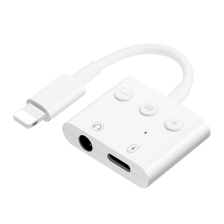 Three Button Headphone Adapter Charger For Iphone64