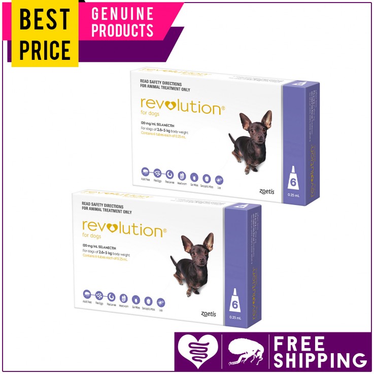 REVOLUTION For Dogs 12 Doses ALL SIZES