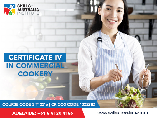 Learn cookery with our cert 4 commercial cookery Adelaide 