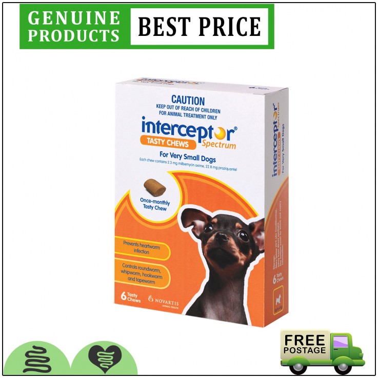 Interceptor Spectrum 6 Doses for All Siz