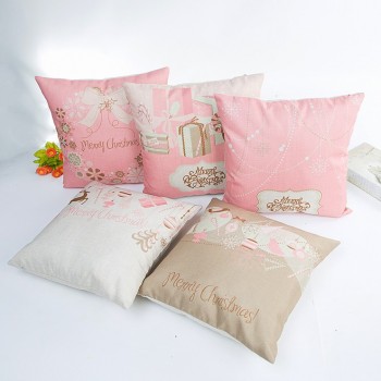 Life is Beautiful Pink Floral Blessing Gift Throw Pillow Covers Sofa Decorative Cushion Cases for Home Decor, Soft square80