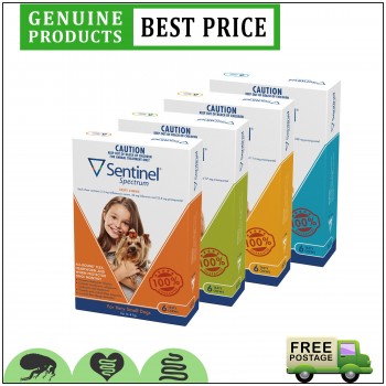 SENTINEL Spectrum 6 Doses for Dogs All S