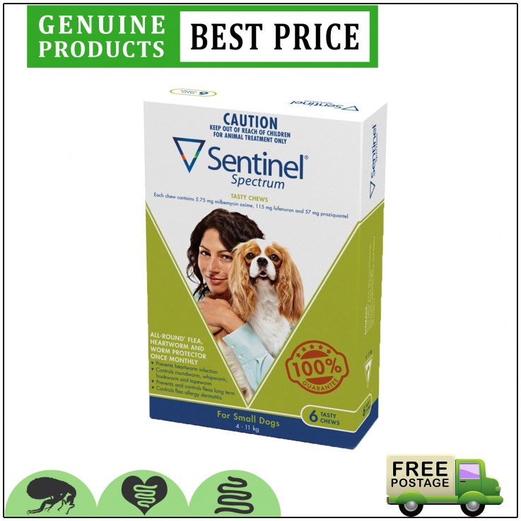 SENTINEL Spectrum 6 Doses for Dogs All S