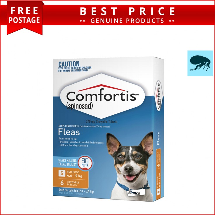 Comfortis- If your little dog has fleas