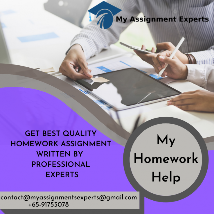 Homework Help |  My Assignment Experts